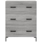 vidaXL Aparador alto madera contrachapada gris sonoma 69,5x34x180 cm vidaXL Aparador alto madera contrachapada gris sonoma 69,5x34x180 cm
