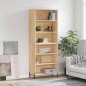 vidaXL Aparador alto madera de ingeniería roble Sonoma 69,5x32,5x180cm vidaXL Aparador alto madera de ingeniería roble Sonoma 69,5x32,5x180cm