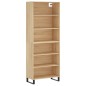 vidaXL Aparador alto madera de ingeniería roble Sonoma 69,5x32,5x180cm vidaXL Aparador alto madera de ingeniería roble Sonoma 69,5x32,5x180cm