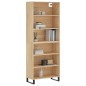 vidaXL Aparador alto madera de ingeniería roble Sonoma 69,5x32,5x180cm vidaXL Aparador alto madera de ingeniería roble Sonoma 69,5x32,5x180cm