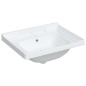 vidaXL Lavabo de baño rectangular cerámica blanco 61x48x23 cm vidaXL Lavabo de baño rectangular cerámica blanco 61x48x23 cm