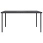 vidaXL Juego de comedor para jardín 5 piezas acero gris antracita vidaXL Juego de comedor para jardín 5 piezas acero gris antracita