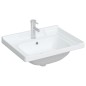 vidaXL Lavabo de baño rectangular cerámica blanco 61x48x23 cm vidaXL Lavabo de baño rectangular cerámica blanco 61x48x23 cm