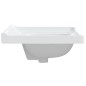vidaXL Lavabo de baño rectangular cerámica blanco 61x48x23 cm vidaXL Lavabo de baño rectangular cerámica blanco 61x48x23 cm