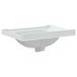 vidaXL Lavabo de baño rectangular cerámica blanco 61x48x23 cm vidaXL Lavabo de baño rectangular cerámica blanco 61x48x23 cm