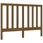 vidaXL Estructura de cama matrimonio con cabecero madera marrón miel vidaXL Estructura de cama matrimonio con cabecero madera marrón miel
