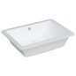 vidaXL Lavabo de baño rectangular cerámica blanco 55,5x40x18,5 cm vidaXL Lavabo de baño rectangular cerámica blanco 55,5x40x18,5 cm