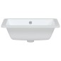 vidaXL Lavabo de baño rectangular cerámica blanco 46,5x35x18 cm vidaXL Lavabo de baño rectangular cerámica blanco 46,5x35x18 cm