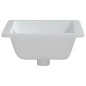 vidaXL Lavabo de baño rectangular cerámica blanco 46,5x35x18 cm vidaXL Lavabo de baño rectangular cerámica blanco 46,5x35x18 cm
