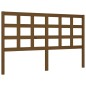 vidaXL Estructura de cama con cabecero madera marrón miel 160x200 cm vidaXL Estructura de cama con cabecero madera marrón miel 160x200 cm
