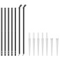 vidaXL Cerca de alambre con pinchos de anclaje gris antracita 1,1x10 m vidaXL Cerca de alambre con pinchos de anclaje gris antracita 1,1x10 m