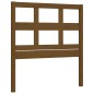 vidaXL Estructura cama y cabecero madera maciza marrón miel 100x200 cm vidaXL Estructura cama y cabecero madera maciza marrón miel 100x200 cm