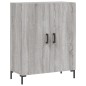 vidaXL Aparador alto madera contrachapada gris sonoma 69,5x34x180 cm vidaXL Aparador alto madera contrachapada gris sonoma 69,5x34x180 cm