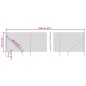 vidaXL Cerca de alambre con pinchos de anclaje gris antracita 1,6x10 m vidaXL Cerca de alambre con pinchos de anclaje gris antracita 1,6x10 m