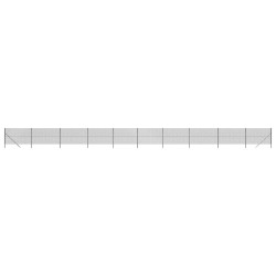 vidaXL Cerca de alambre gris antracita 1,6x25 m