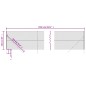 vidaXL Cerca de alambre gris antracita 1,6x25 m vidaXL Cerca de alambre gris antracita 1,6x25 m