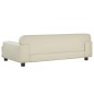 vidaXL Sofá para niños de cuero sintético crema 90x53x30 cm vidaXL Sofá para niños de cuero sintético crema 90x53x30 cm
