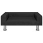 vidaXL Sofá para niños de terciopelo negro 70x45x26,5 cm