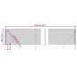 vidaXL Cerca de alambre gris antracita 1x10 m vidaXL Cerca de alambre gris antracita 1x10 m