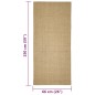 vidaXL Alfombra de sisal para rascador 66x150 cm vidaXL Alfombra de sisal para rascador 66x150 cm