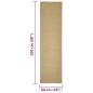 vidaXL Alfombra de sisal para rascador 66x250 cm vidaXL Alfombra de sisal para rascador 66x250 cm