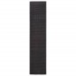 vidaXL Alfombra de sisal para rascador negro 80x350 cm