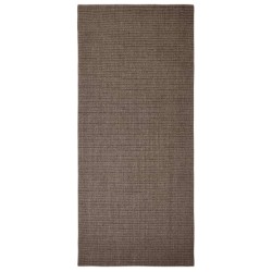 vidaXL Alfombra de sisal para rascador marrón 66x150 cm