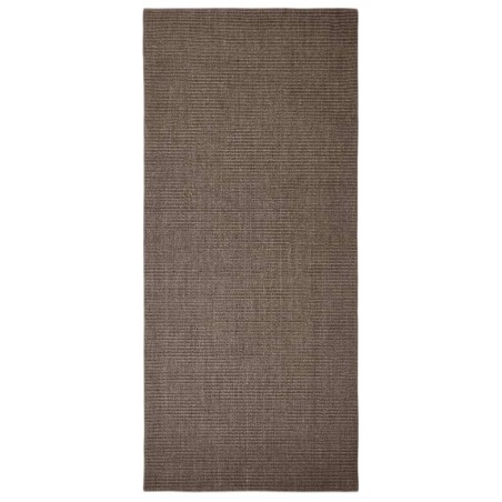 vidaXL Alfombra de sisal para rascador marrón 66x150 cm