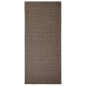 vidaXL Alfombra de sisal para rascador marrón 66x150 cm