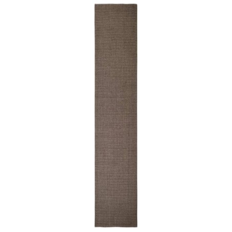 vidaXL Alfombra de sisal para rascador marrón 66x350 cm