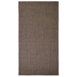 vidaXL Alfombra de sisal para rascador marrón 80x150 cm