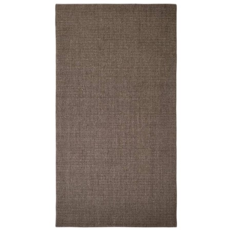 vidaXL Alfombra de sisal para rascador marrón 80x150 cm