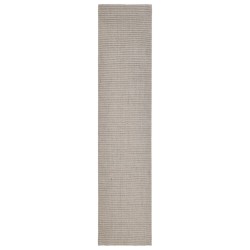 vidaXL Alfombra de sisal para rascador color arena 66x300 cm