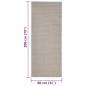vidaXL Alfombra de sisal para rascador color arena 80x200 cm vidaXL Alfombra de sisal para rascador color arena 80x200 cm
