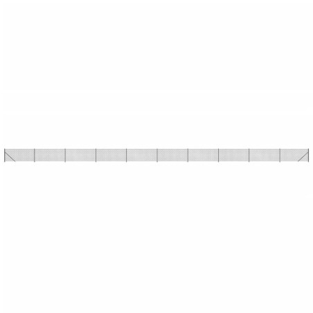 vidaXL Cerca de alambre con brida gris antracita 1x25 m