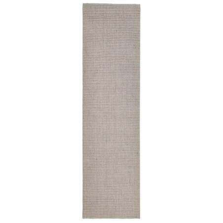 vidaXL Alfombra de sisal para rascador color arena 80x300 cm