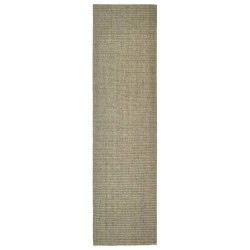 vidaXL Alfombra de sisal para rascador gris taupe 66x250 cm