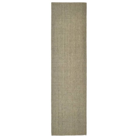 vidaXL Alfombra de sisal para rascador gris taupe 66x250 cm