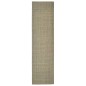 vidaXL Alfombra de sisal para rascador gris taupe 66x250 cm vidaXL Alfombra de sisal para rascador gris taupe 66x250 cm
