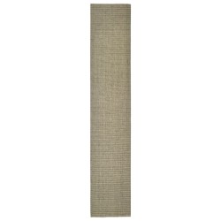 vidaXL Alfombra de sisal para rascador gris taupe 66x350 cm