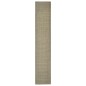 vidaXL Alfombra de sisal para rascador gris taupe 66x350 cm vidaXL Alfombra de sisal para rascador gris taupe 66x350 cm