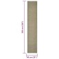 vidaXL Alfombra de sisal para rascador gris taupe 66x350 cm vidaXL Alfombra de sisal para rascador gris taupe 66x350 cm