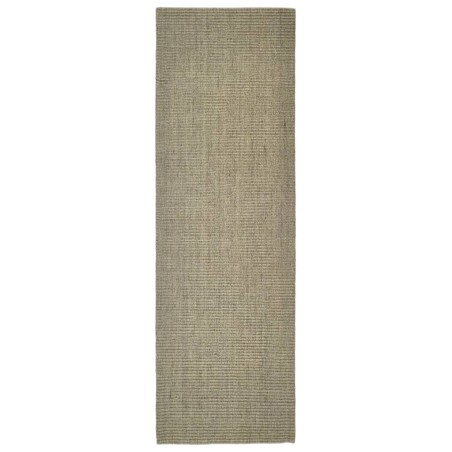 vidaXL Alfombra de sisal para rascador gris taupe 80x250 cm