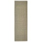 vidaXL Alfombra de sisal para rascador gris taupe 80x250 cm vidaXL Alfombra de sisal para rascador gris taupe 80x250 cm