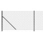 vidaXL Cerca de alambre con brida gris antracita 1x25 m vidaXL Cerca de alambre con brida gris antracita 1x25 m