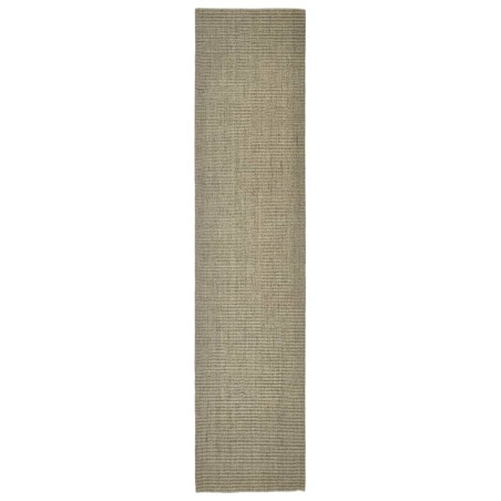 vidaXL Alfombra de sisal para rascador gris taupe 80x350 cm