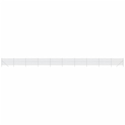 vidaXL Cerca de alambre plateado 1,6x25 m