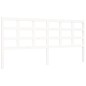 vidaXL Estructura de cama con cabecero madera maciza blanco 200x200 cm vidaXL Estructura de cama con cabecero madera maciza blanco 200x200 cm