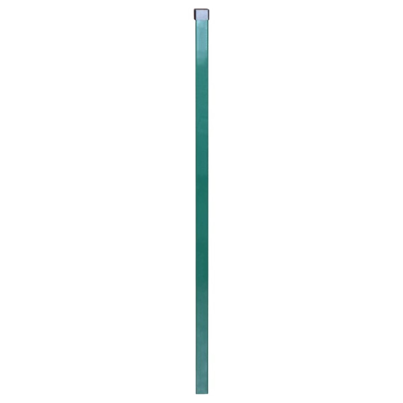 vidaXL Postes de valla 10 uds acero galvanizado verde 170 cm vidaXL Postes de valla 10 uds acero galvanizado verde 170 cm