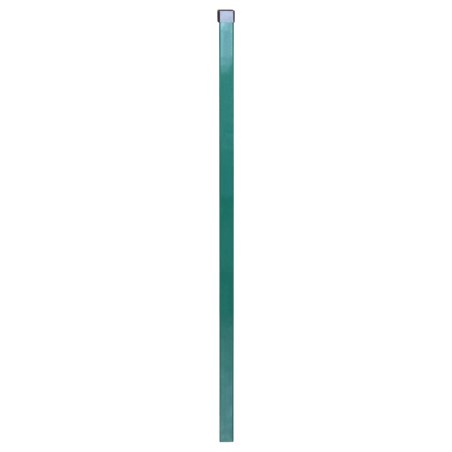 vidaXL Postes de valla 10 uds acero galvanizado verde 170 cm